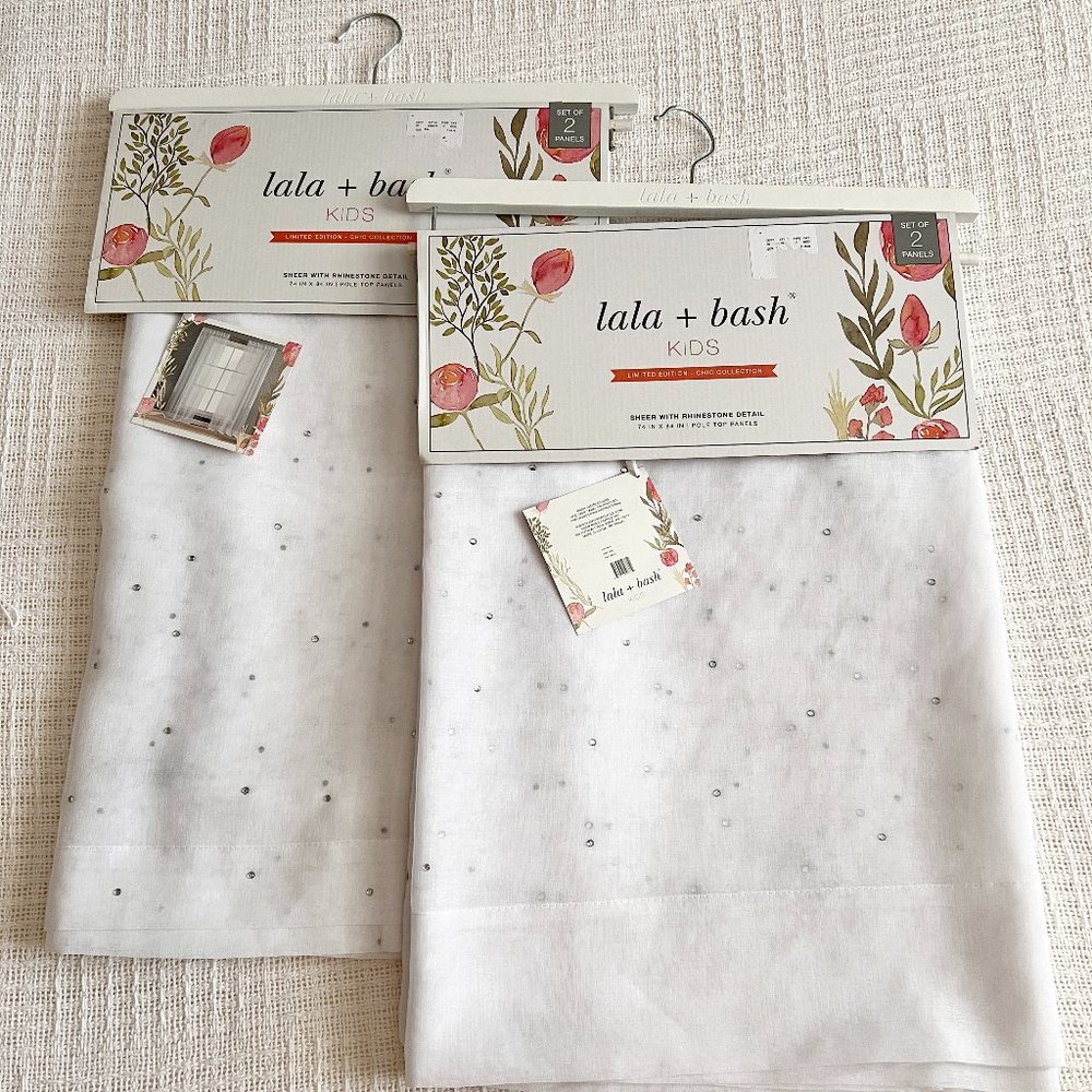 Lala + Bash Curtain Panels - 4 panels total